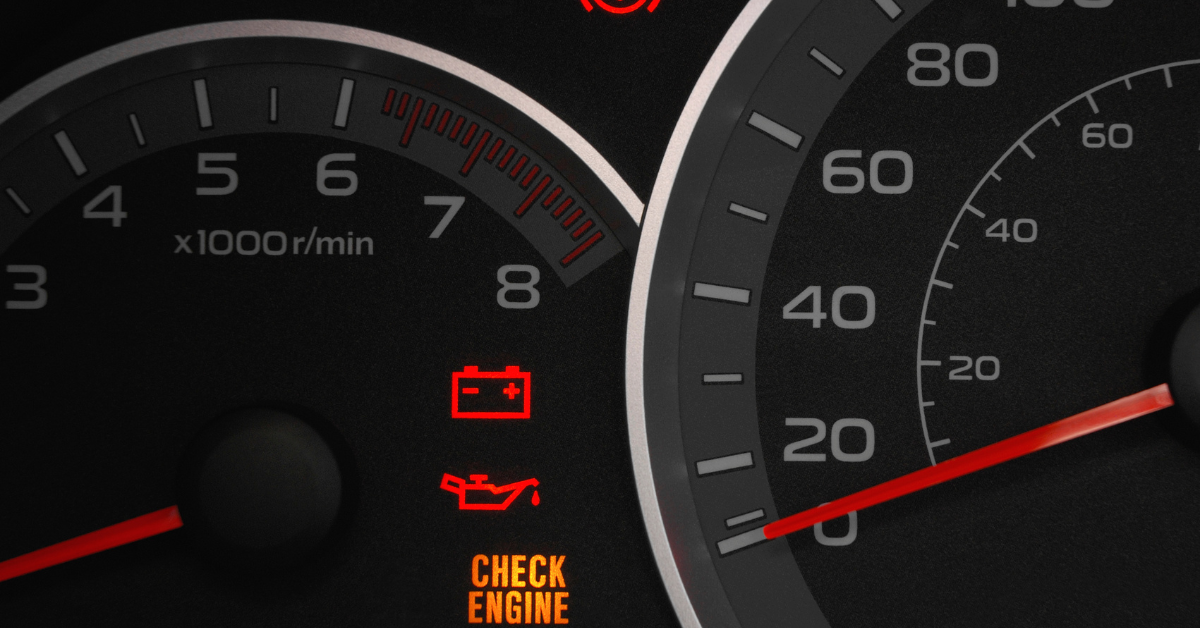 Illuminated Check Engine Light