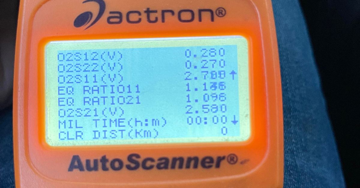 Check Oxygen Sensor Readings